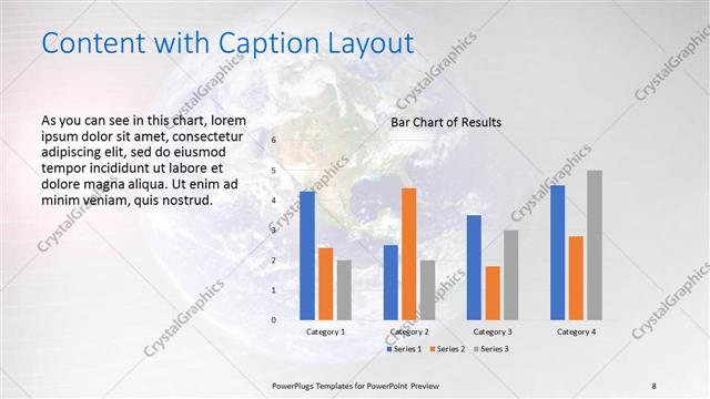 Content with Caption presentation slide layout