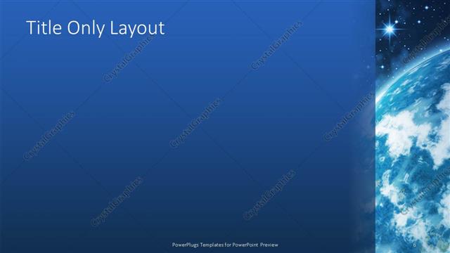 Title Only presentation slide layout