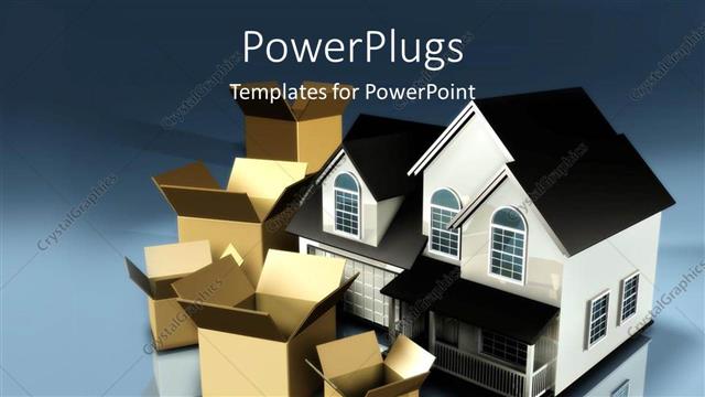  Presentation with estate planning - Planning to move houses moving boxes new keys mortgage financial plans stress