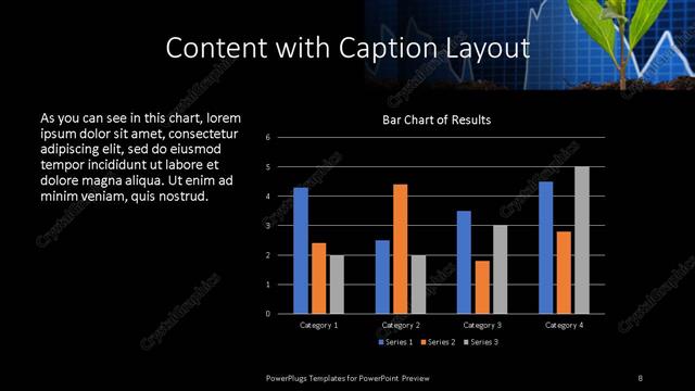 Content with Caption presentation slide layout