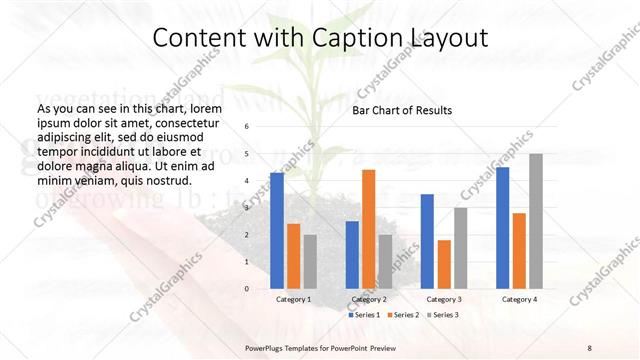 Content with Caption presentation slide layout