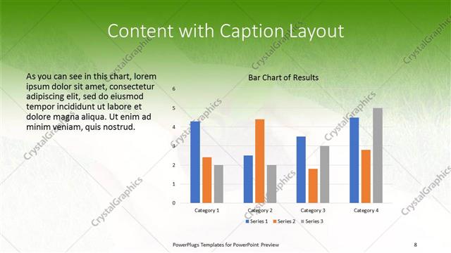 Content with Caption presentation slide layout