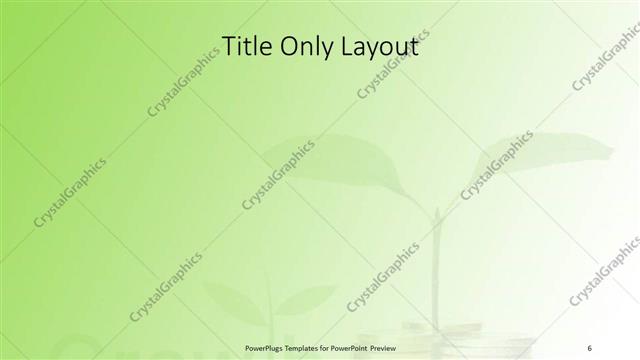 Title Only presentation slide layout
