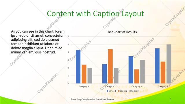 Content with Caption presentation slide layout