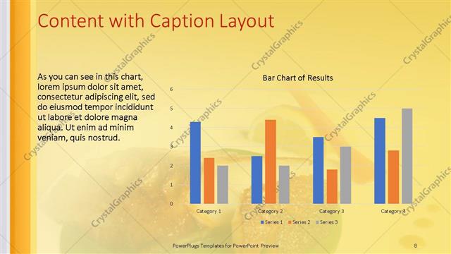 Content with Caption presentation slide layout