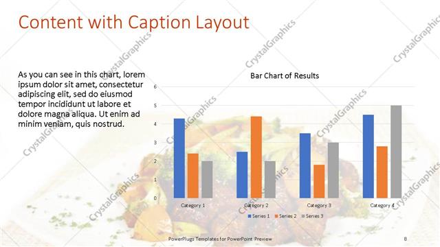 Content with Caption presentation slide layout