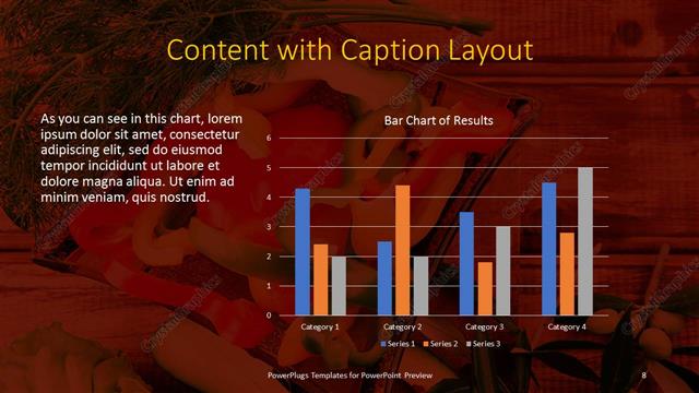 Content with Caption presentation slide layout