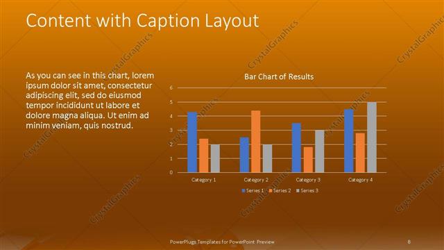 Content with Caption presentation slide layout