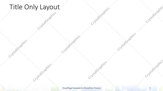 Title Only presentation slide layout