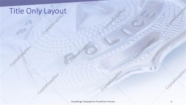 Title Only presentation slide layout