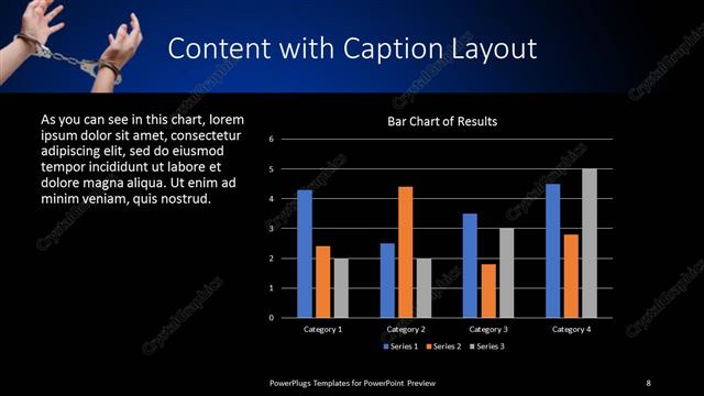 Content with Caption presentation slide layout