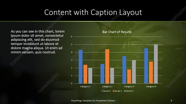 Content with Caption presentation slide layout