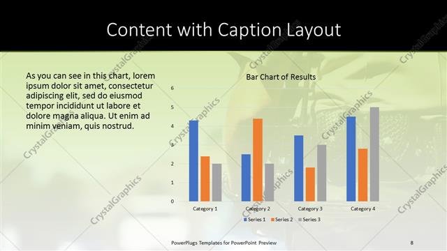 Content with Caption presentation slide layout