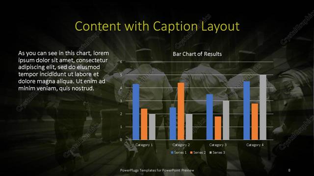 Content with Caption presentation slide layout