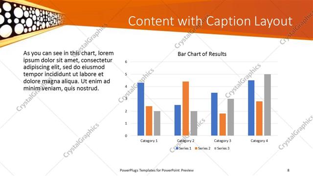 Content with Caption presentation slide layout