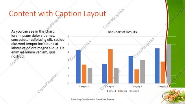 Content with Caption presentation slide layout