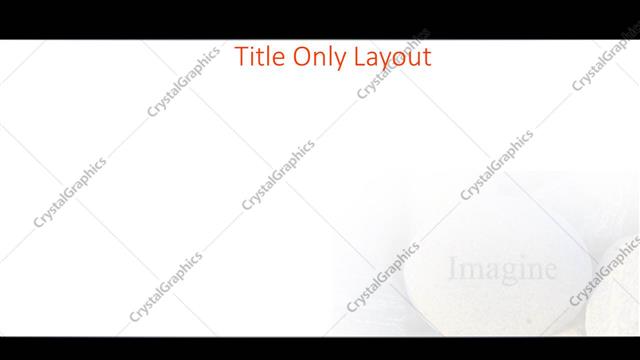 Title Only presentation slide layout