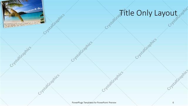 Title Only presentation slide layout