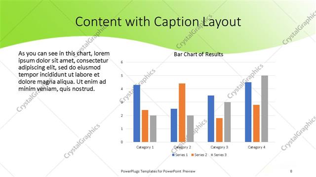 Content with Caption presentation slide layout
