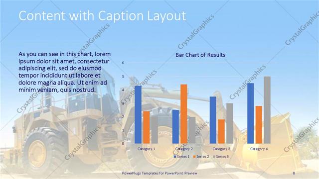 Content with Caption presentation slide layout