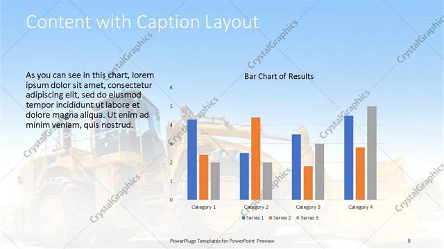 Content with Caption presentation slide layout
