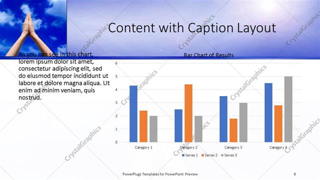 Content with Caption presentation slide layout