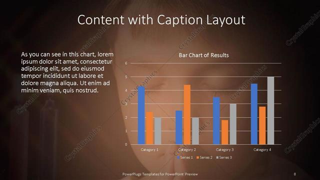 Content with Caption presentation slide layout