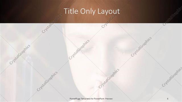 Title Only presentation slide layout