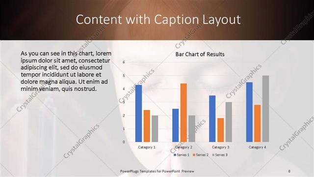 Content with Caption presentation slide layout