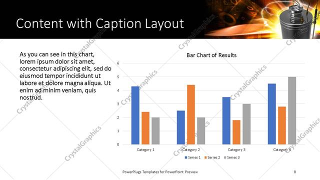 Content with Caption presentation slide layout