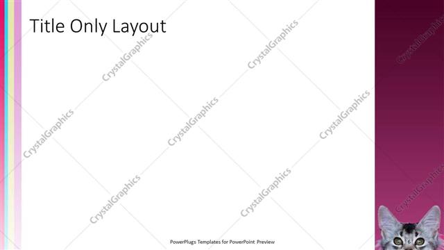 Title Only presentation slide layout