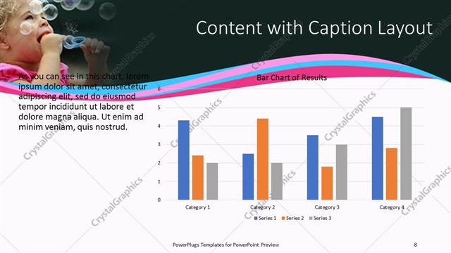 Content with Caption presentation slide layout