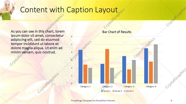 Content with Caption presentation slide layout