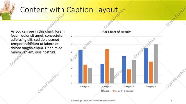 Content with Caption presentation slide layout