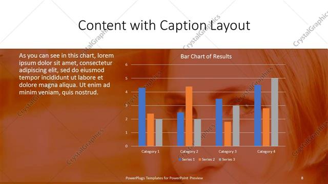 Content with Caption presentation slide layout