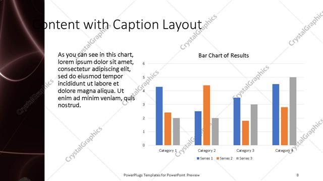 Content with Caption presentation slide layout