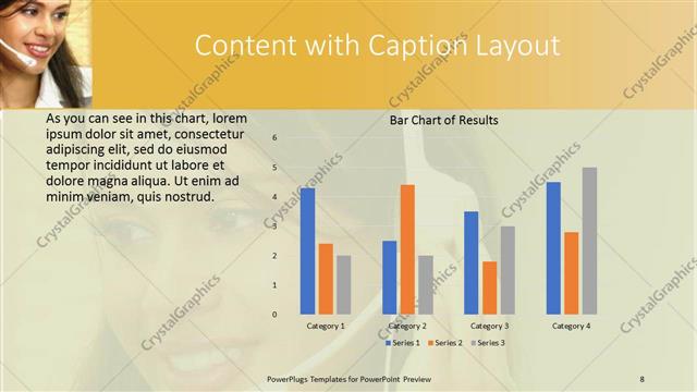 Content with Caption presentation slide layout