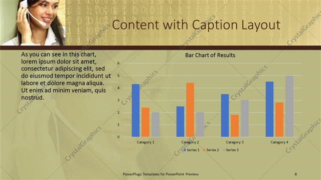 Content with Caption presentation slide layout