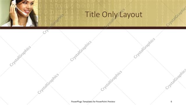 Title Only presentation slide layout