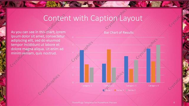 Content with Caption presentation slide layout