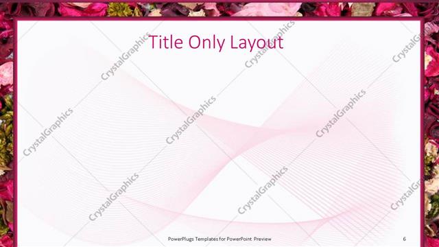 Title Only presentation slide layout