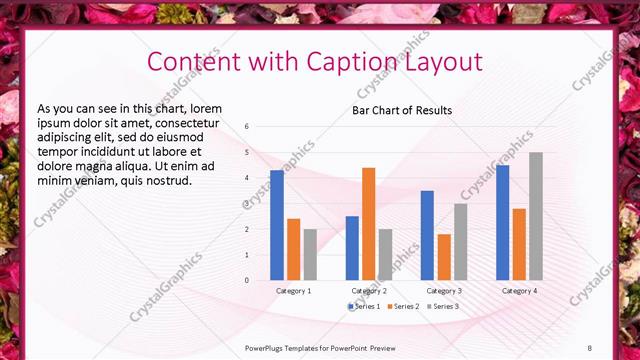 Content with Caption presentation slide layout