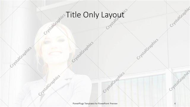 Title Only presentation slide layout