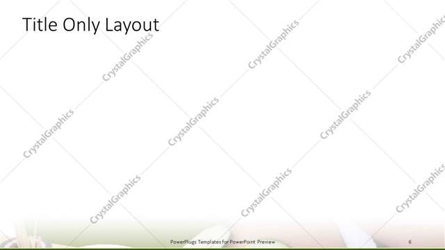 Title Only presentation slide layout