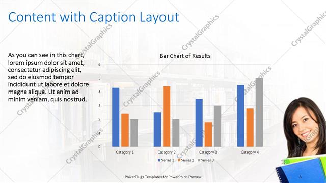 Content with Caption presentation slide layout