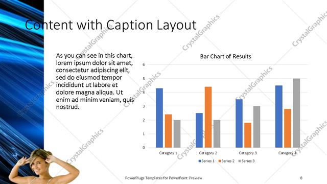 Content with Caption presentation slide layout