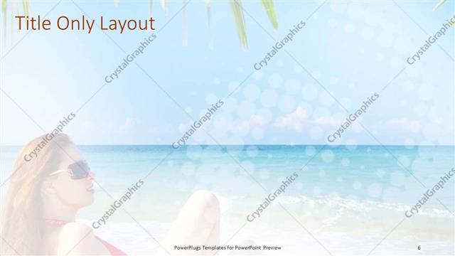 Title Only presentation slide layout