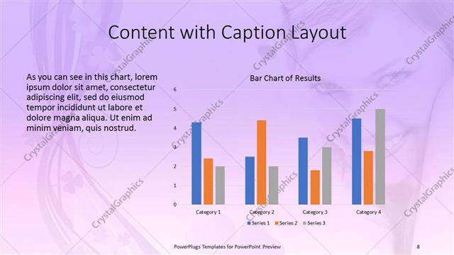 Content with Caption presentation slide layout