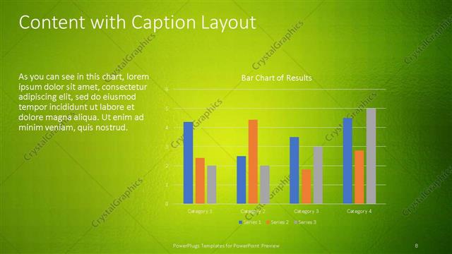 Content with Caption presentation slide layout