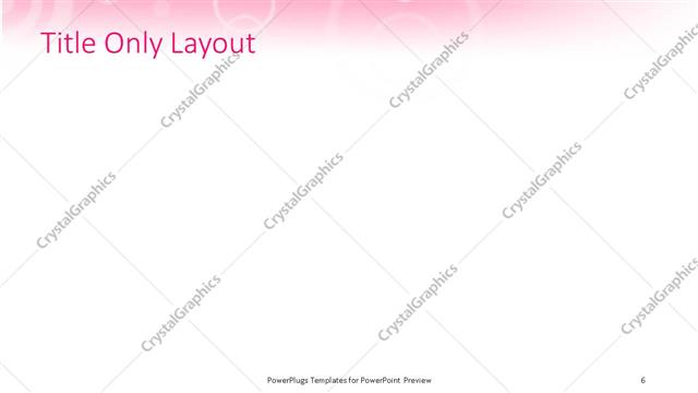 Title Only presentation slide layout